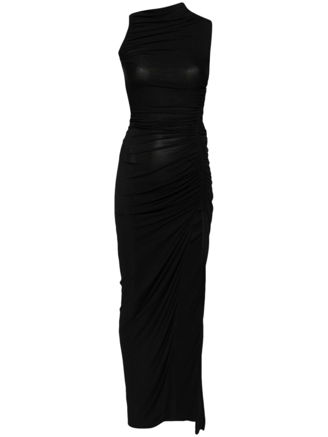 

Rick Owens Lilies платье макси со сборками, черный
