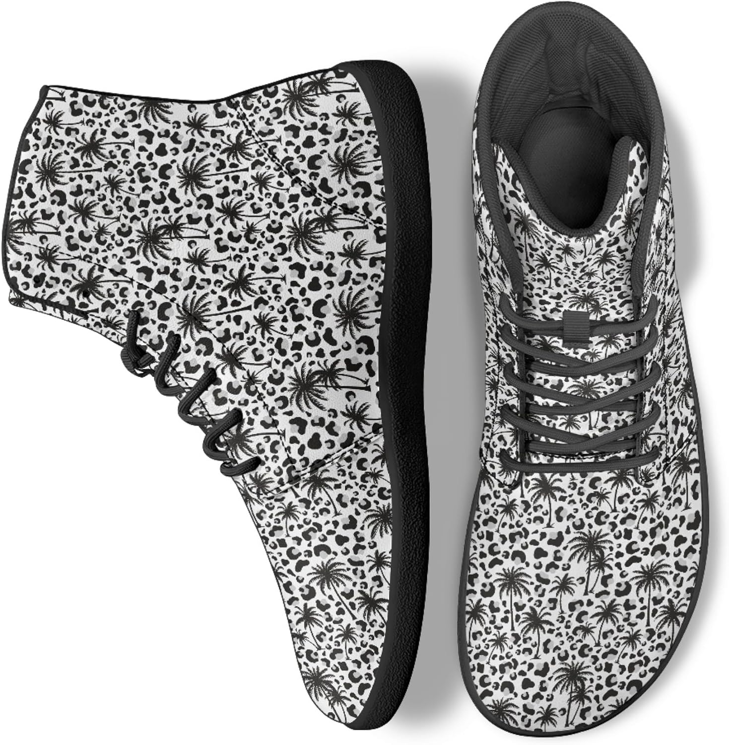 

Модные кроссовки для женщин и мужчин на высокой подошве Босоножки Плоская обувь Arleeorkee, серый