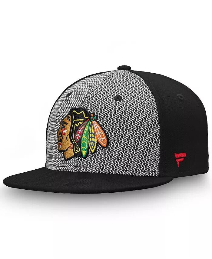 

Мужская серо-черная приталенная шляпа Chicago Blackhawks Versalux Fanatics, мультиколор