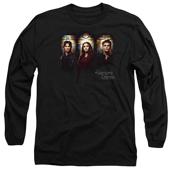 

Футболка с длинным рукавом Vampire diaries с витражным принтом Licensed Character