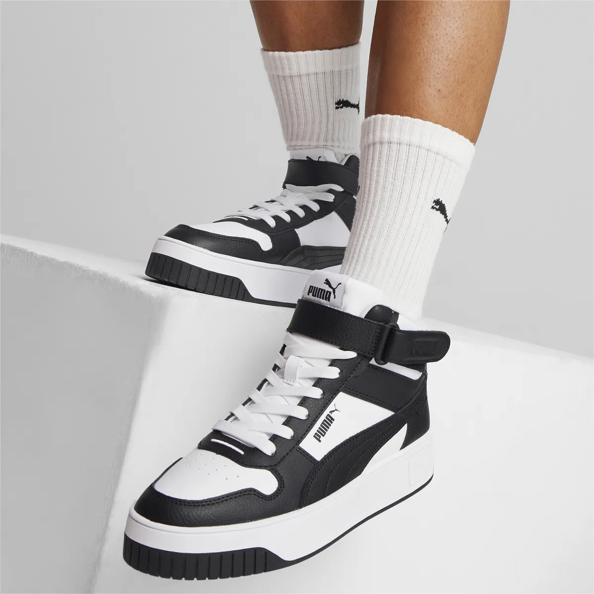 Кроссовки PUMA "Женские кроссовки Carina Street Mid", белый — фото 2
