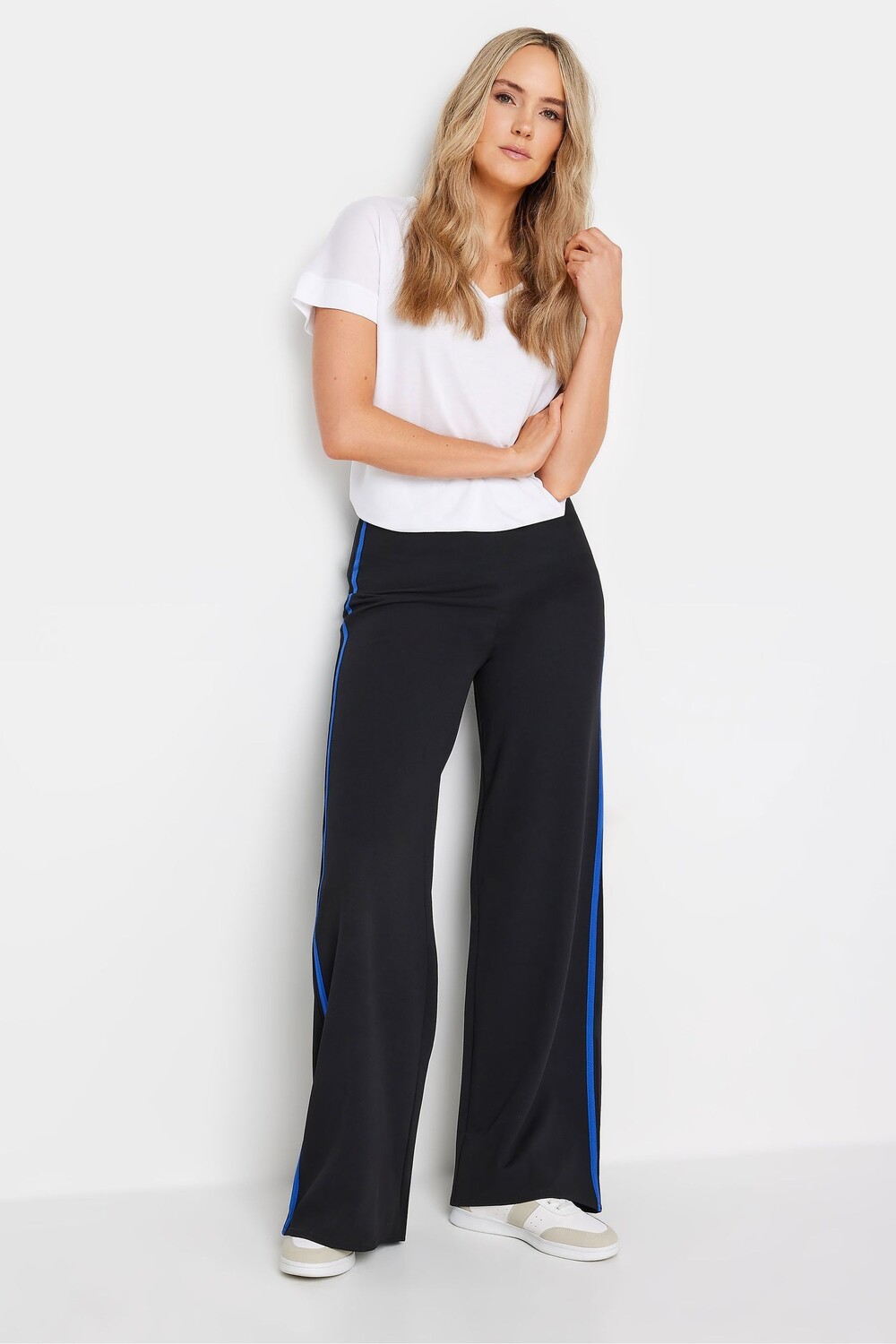 

Широкие брюки с полосками Long Tall Sally, черный