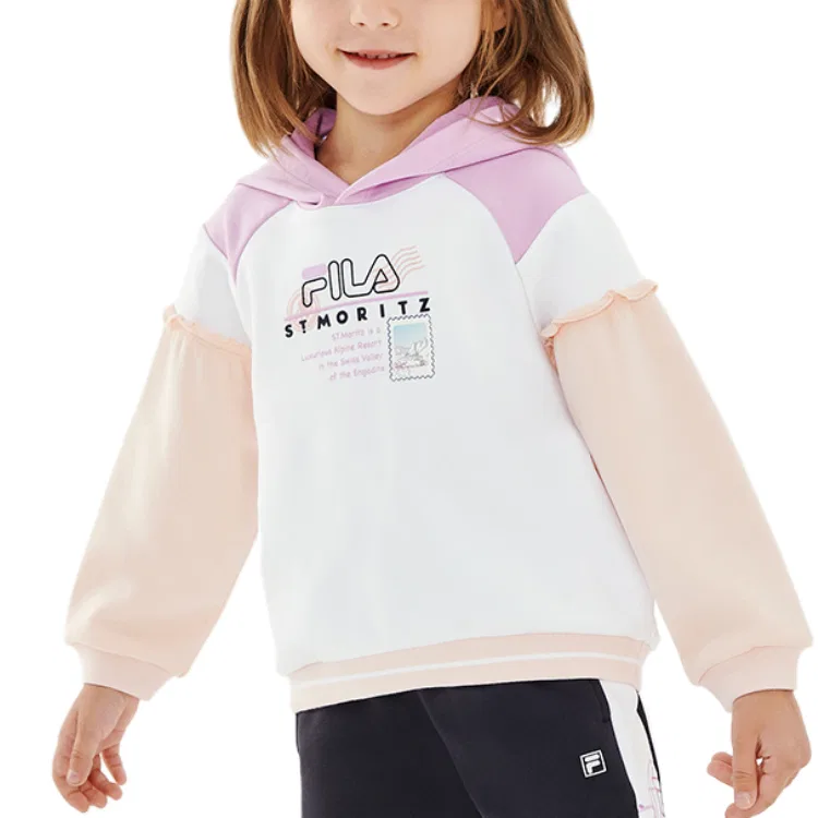 Свитшот детский для детей 3-7 лет FILA KIDS, Dream Lin Purple — фото 4