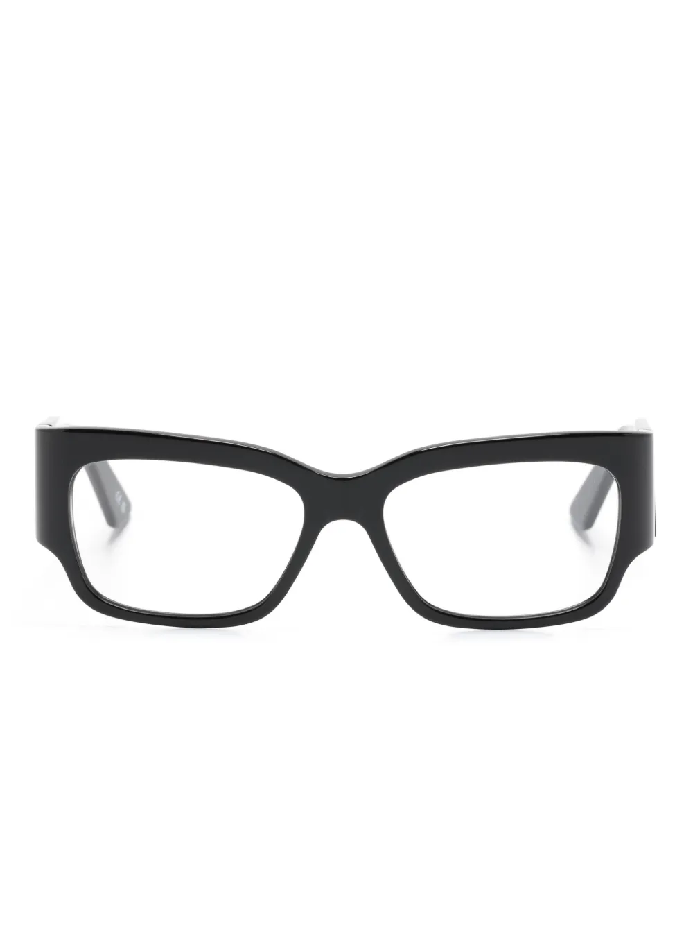 

Очки в квадратной оправе с логотипом Balenciaga Eyewear, черный