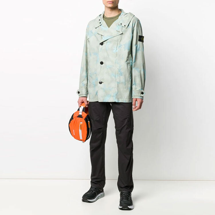 Куртка мужская зеленая Stone Island, зеленый — фото 2