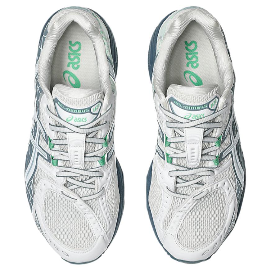 GEL Nimbus 10.1 водонепроницаемые и дышащие поддерживающие повседневные кроссовки для бега unisex белый серый ASICS, белый/серый — фото 4