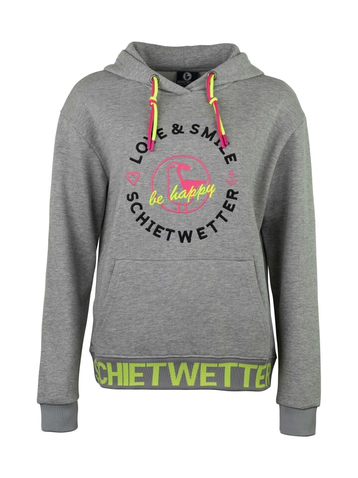 

Худи SCHIETWETTER Haifisch Greta, цвет greymelange