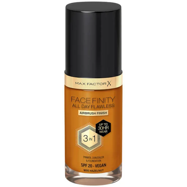 

Facefinity безупречный веганский тональный крем 3 в 1 на весь день Max Factor, 30 мл., цвет w95 - hazelnut