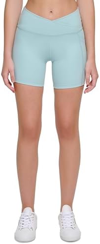 

Женские велосипедные шорты Calvin Klein Performance с перекрещивающейся талией, Turquoise