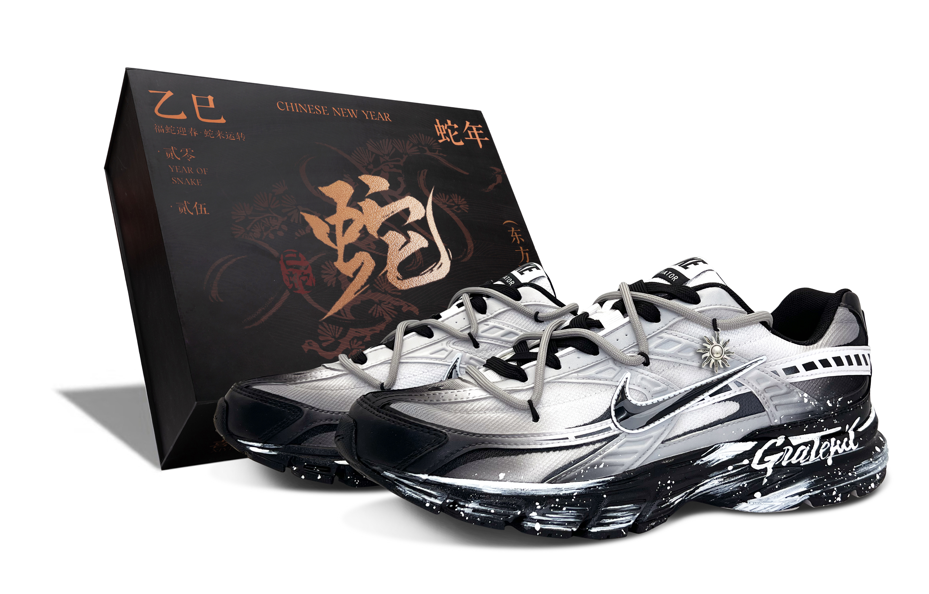 

Nike Кроссовки Initiator Low Top City Commute для бега, мужские, черные