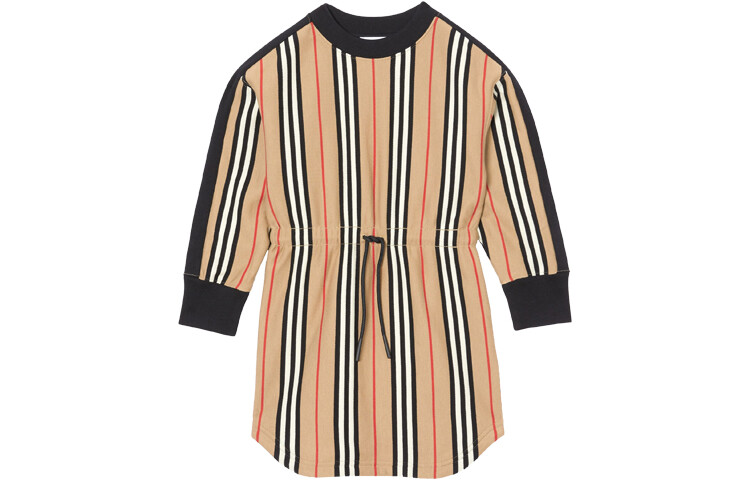

Детское платье Burberry Kids, цвет Archive Beige