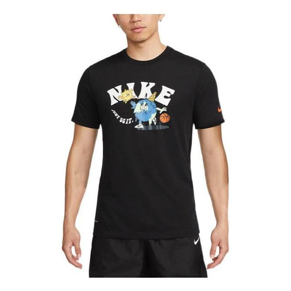 

Футболка Nike As M Df Graphic Ss Tee 'Black', черный