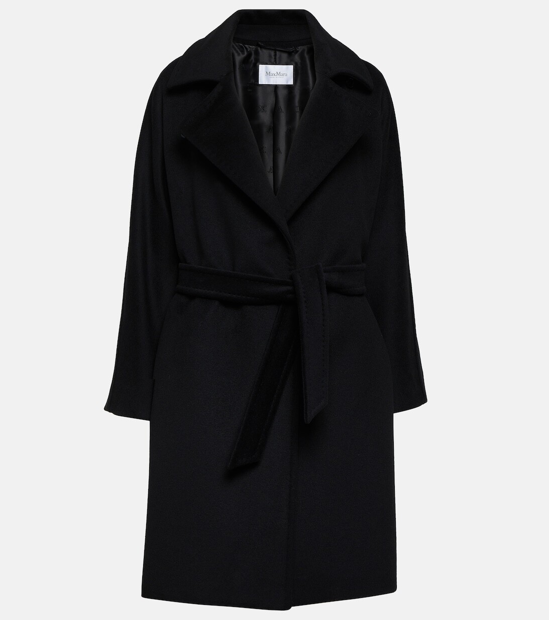 

Пальто Estella из шерсти и кашемира MAX MARA, черный