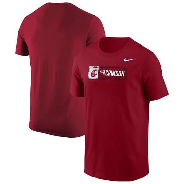 

Мужская футболка washington state cougars crimson Nike