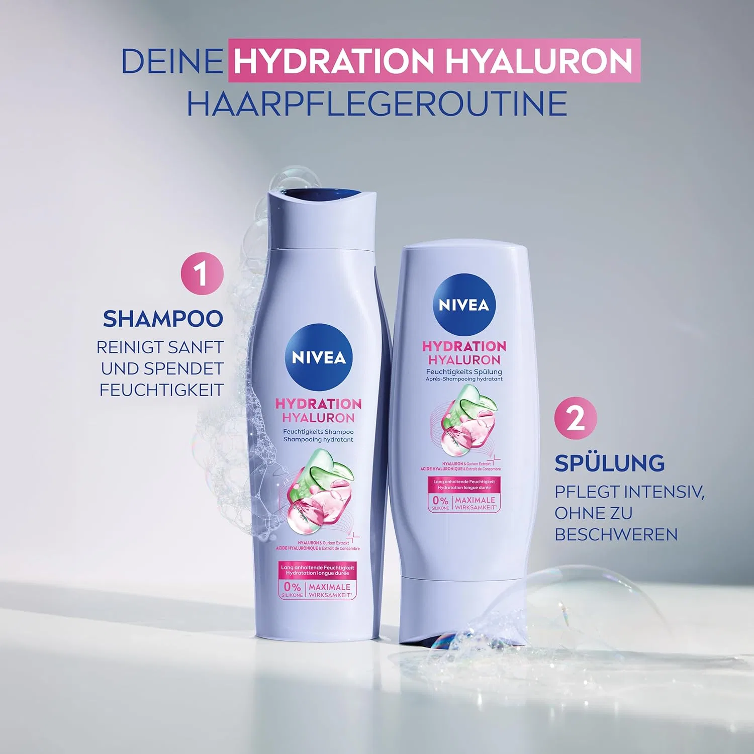 Увлажняющий кондиционер «Hydration Hyaluronic» от NIVEA — фото 4