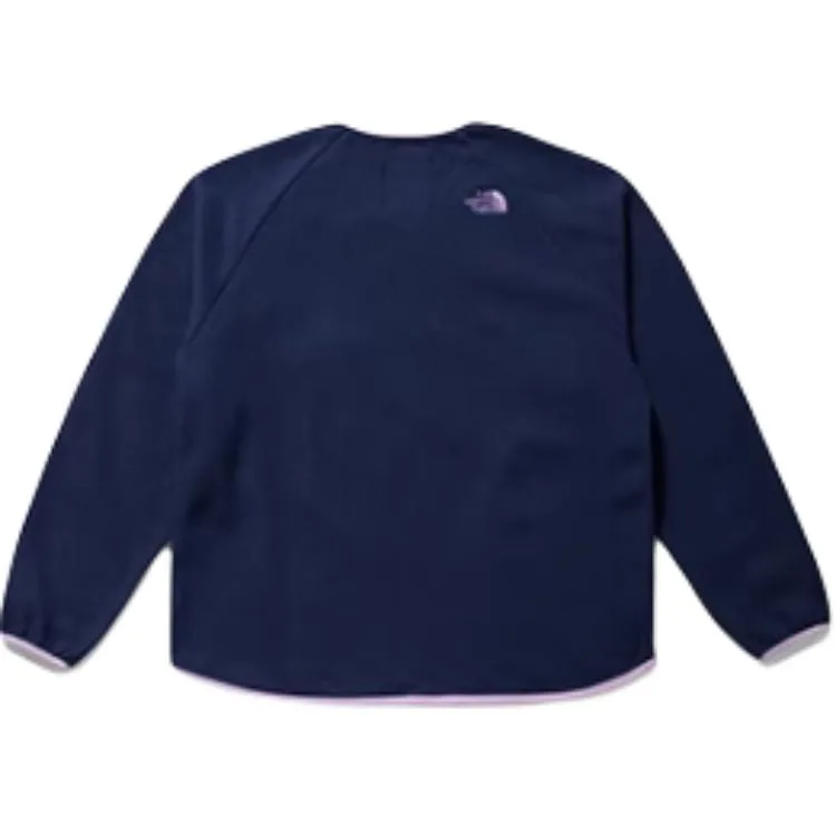 Детский свитшот CLOT с круглым вырезом THE NORTH FACE, бледно-голубой — фото 4