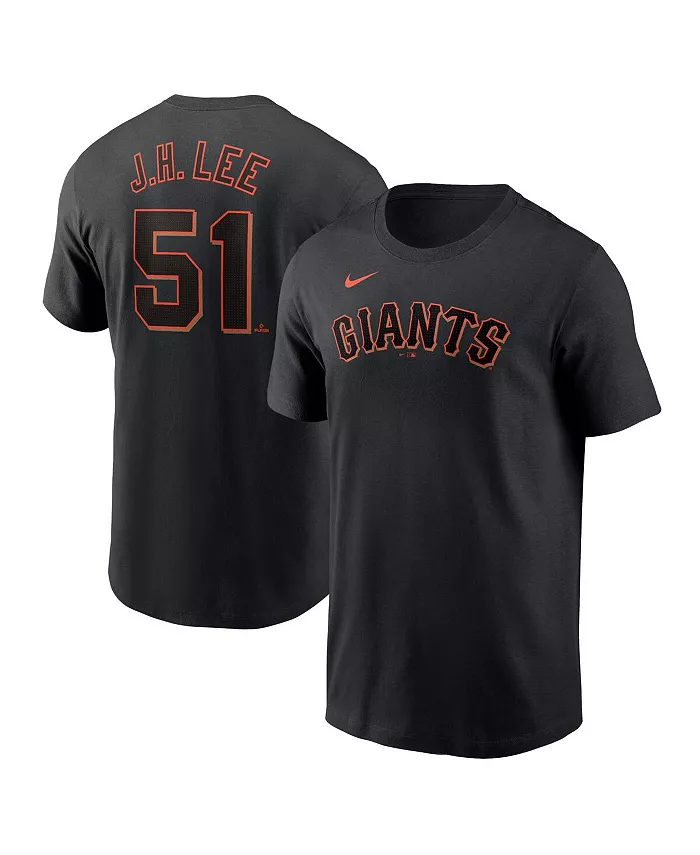 

Мужская футболка Jung Hoo Lee Black San Francisco Giants с именем и номером Fuse Nike
