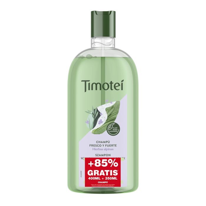 

Шампунь Champú de Hierbas Fresco y Fuerte Timotei, 750