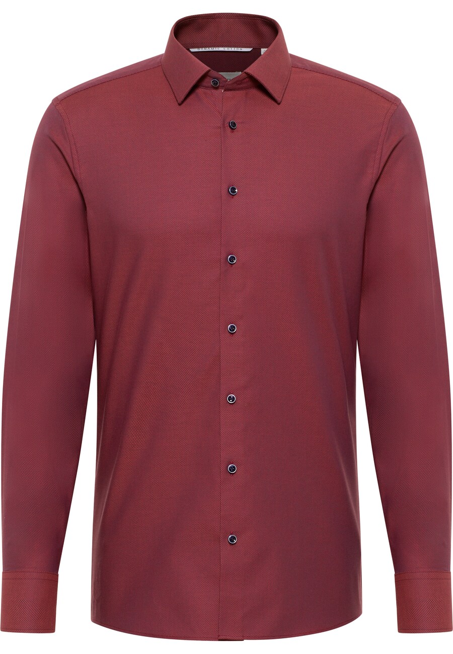 

Рубашка делового кроя Slim Fit ETERNA, бордовый
