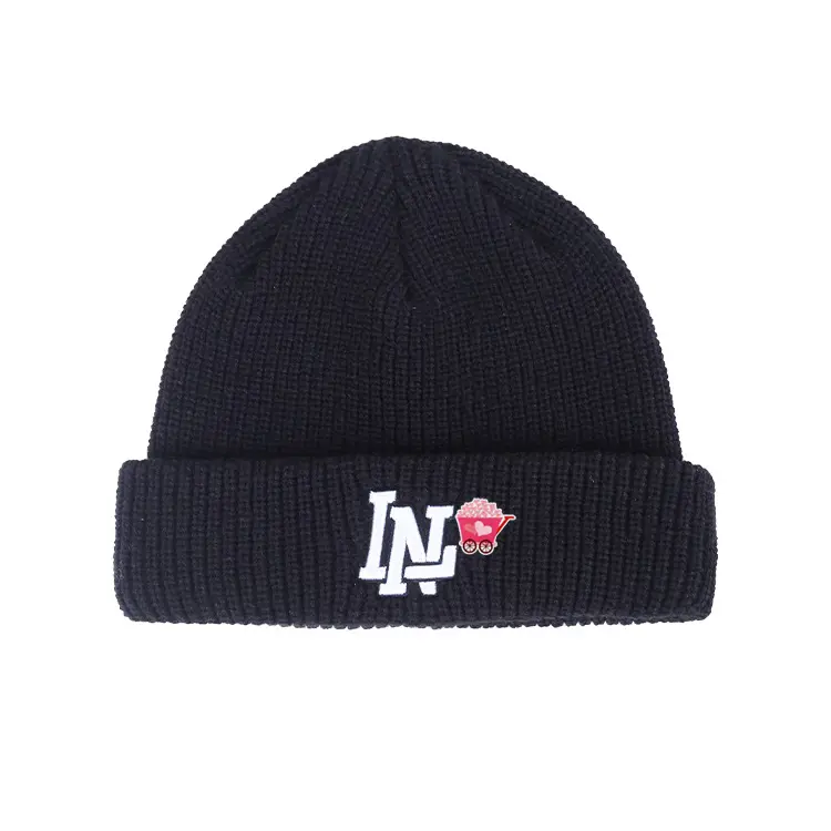 

LINING Акриловая вязаная шапка унисекс черная, New Arrival One Size