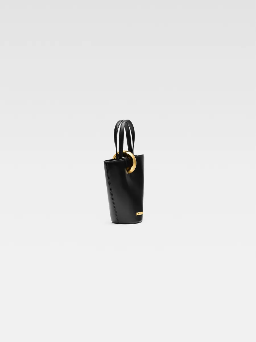 

Асимметричная мини-сумка-ведро Ле Бамбола Jacquemus, черный