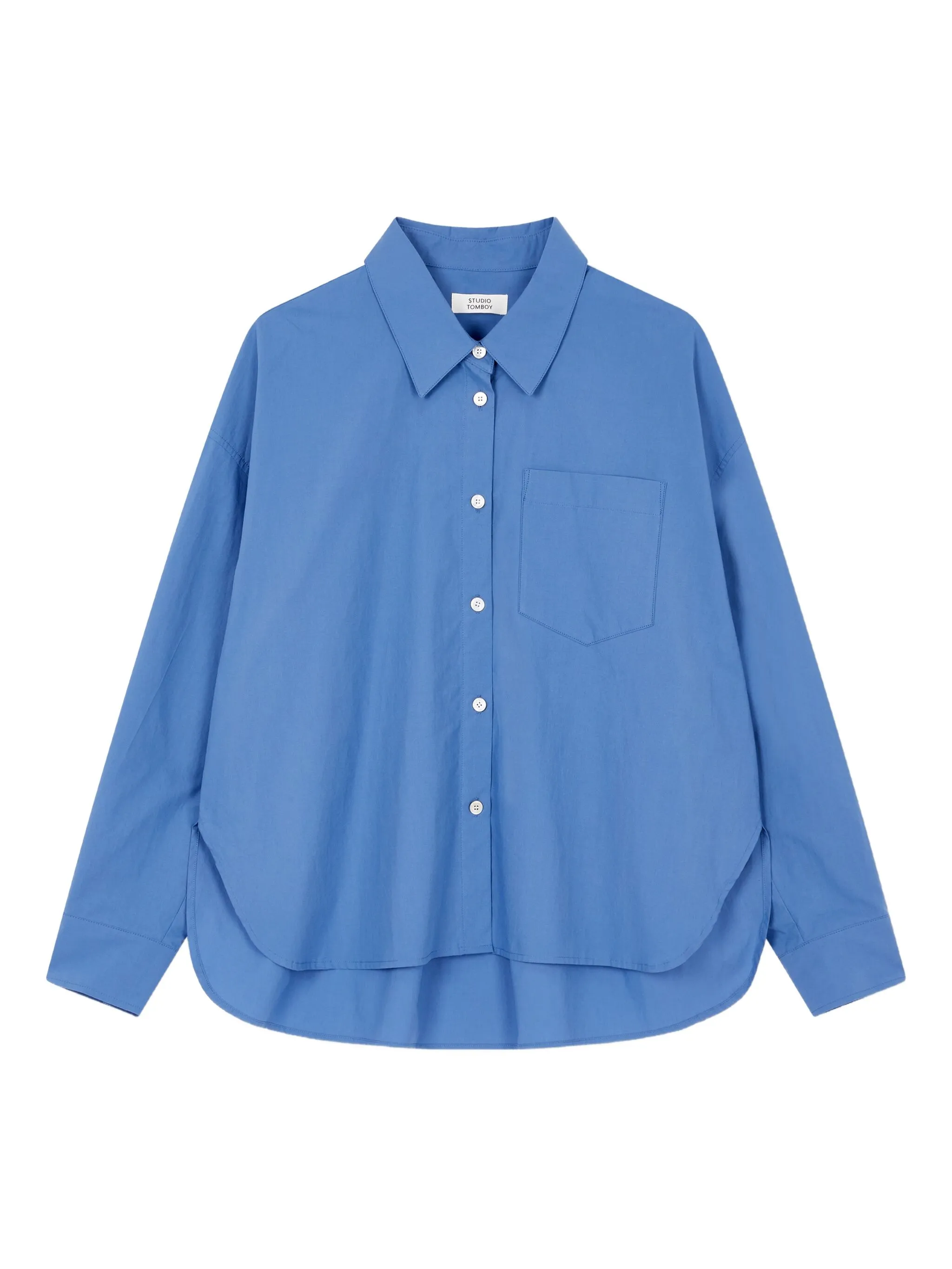 

Рубашка с карманом Tomboy, синий