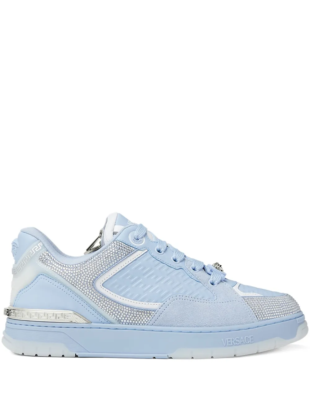 

Кроссовки Biggie Basket с кристаллами VERSACE, синий
