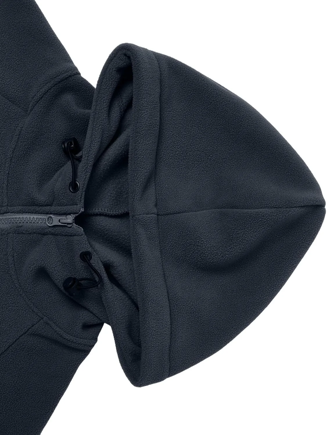 Толстовка с капюшоном Full Zip Fleece для мужчин Casual Slim Fit — фото 4