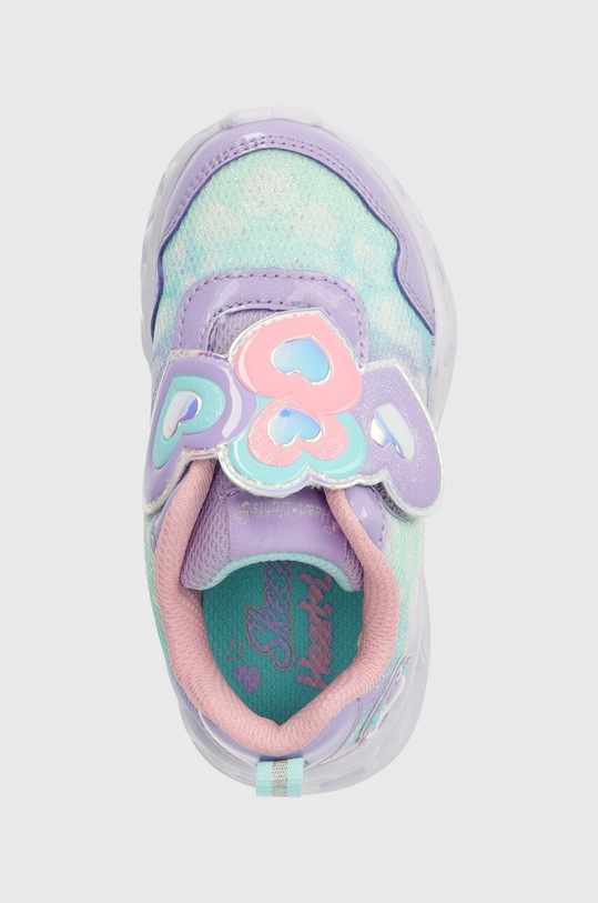Детские кроссовки HEART LIGHTS LOVIN REFLECTION Skechers, фиолетовый — фото 4