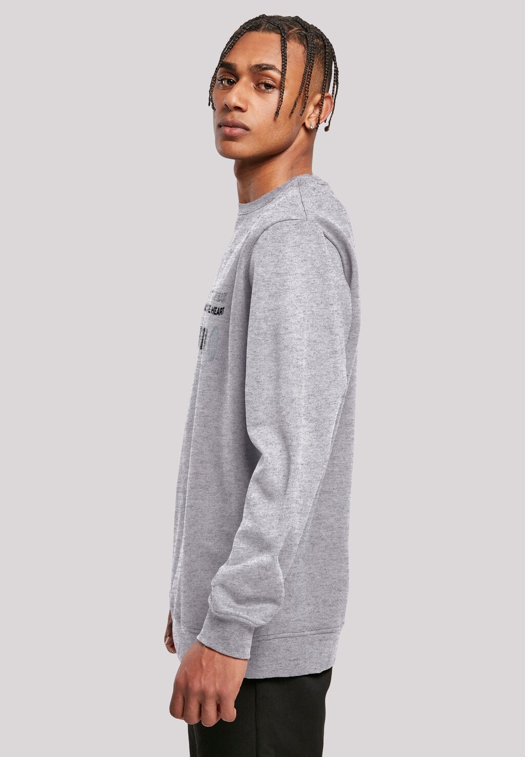 

Толстовка BRAVE HEART CREWNECK F4NT4STIC, серый
