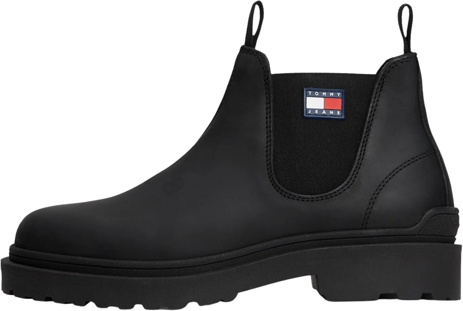 Мужские кожаные ботинки Tommy Jeans TJM Chelsea Em0em01630 средней высоты, черный