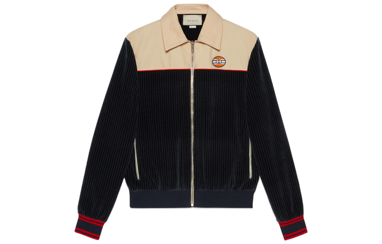 

GUCCI Куртка мужская синий многоцветная