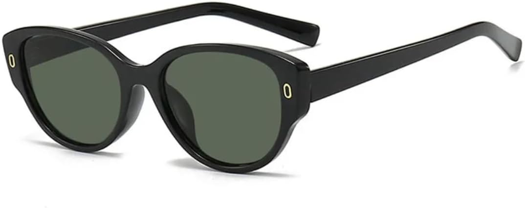 

Солнцезащитные очки с защитой UV400 | «Кошачий глаз», легкая оправа, цветные линзы | для женщин и мужчин, для занятий спортом на открытом воздухе и вождения DSVIGF, Black Green