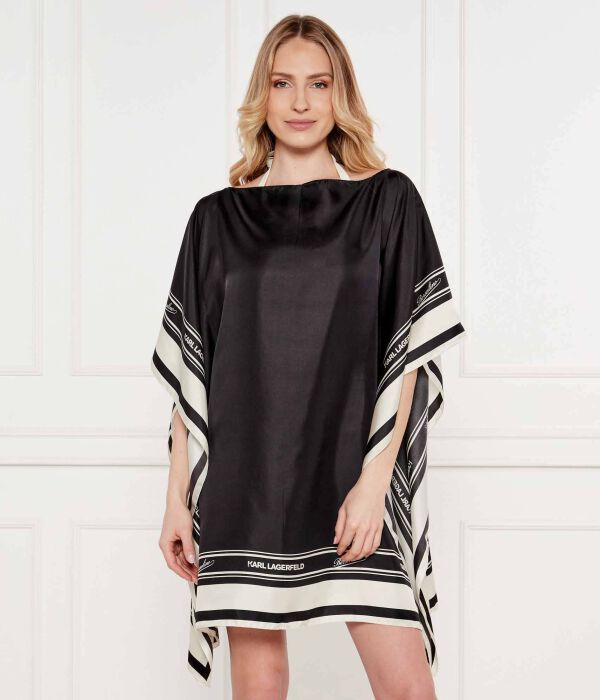 

Шелковый свитер karl lagerfeld x borsalino Loose fit Karl Lagerfeld, черный