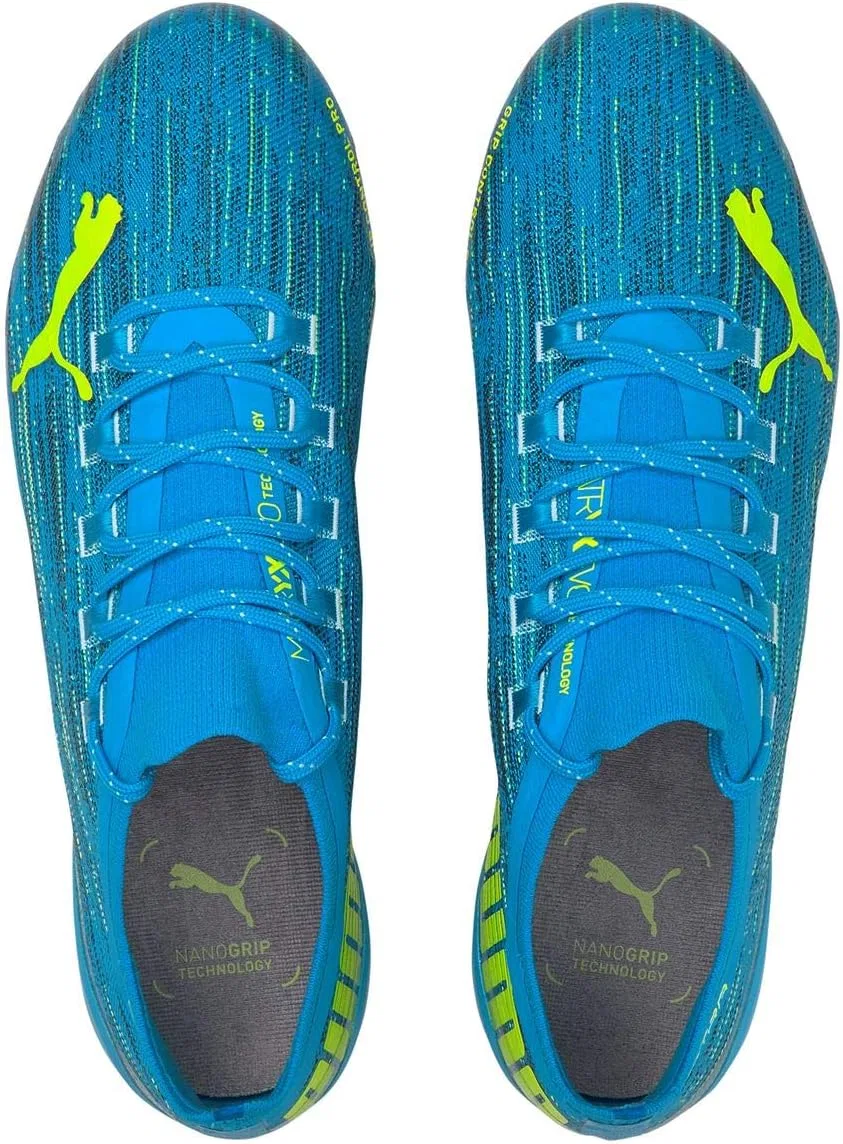 Кроссовки PUMA Unisex Ultra 1.2 MxsgFußballschuh, Nrgy Blue Yellow Alarm — фото 4