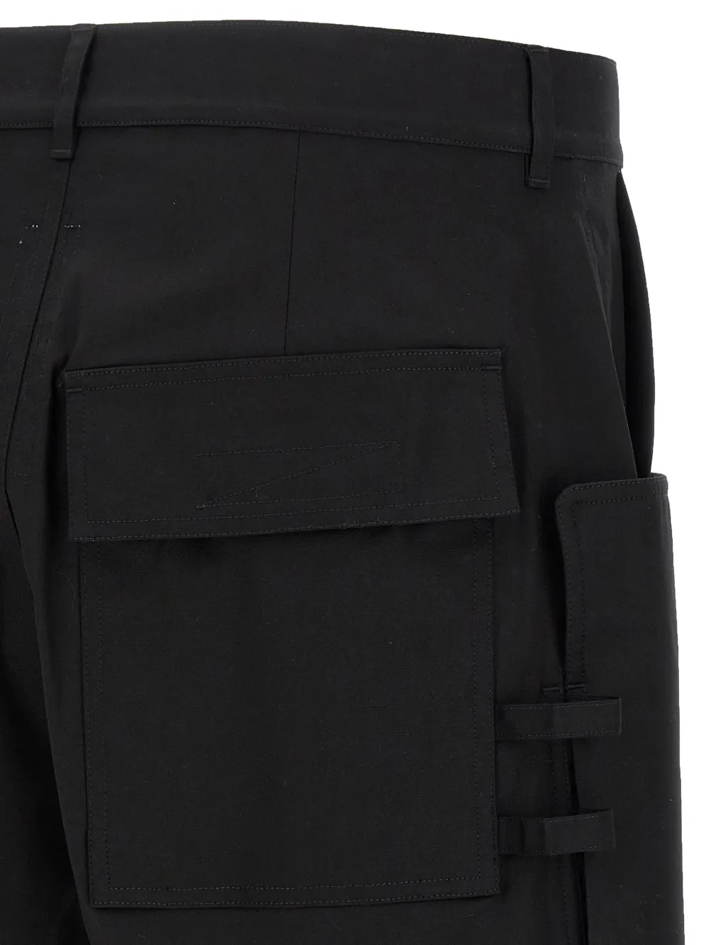 Шорты карго Stefan с бахромой Rick Owens, черный — фото 4