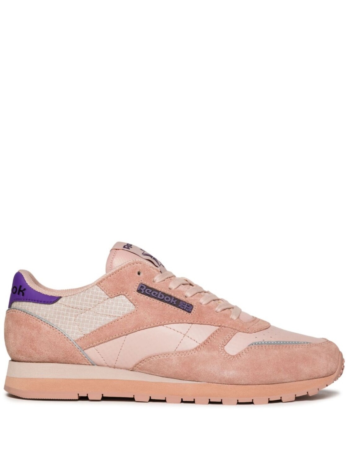 

Кроссовки Reebok Classic Leather With Inserts, розовый