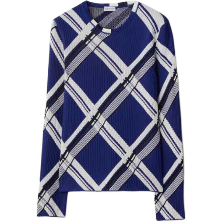 

Burberry Трикотажный свитер Women's Blue с круглым вырезом Moderate