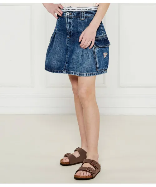 

Джинсовая юбка Guess, синий