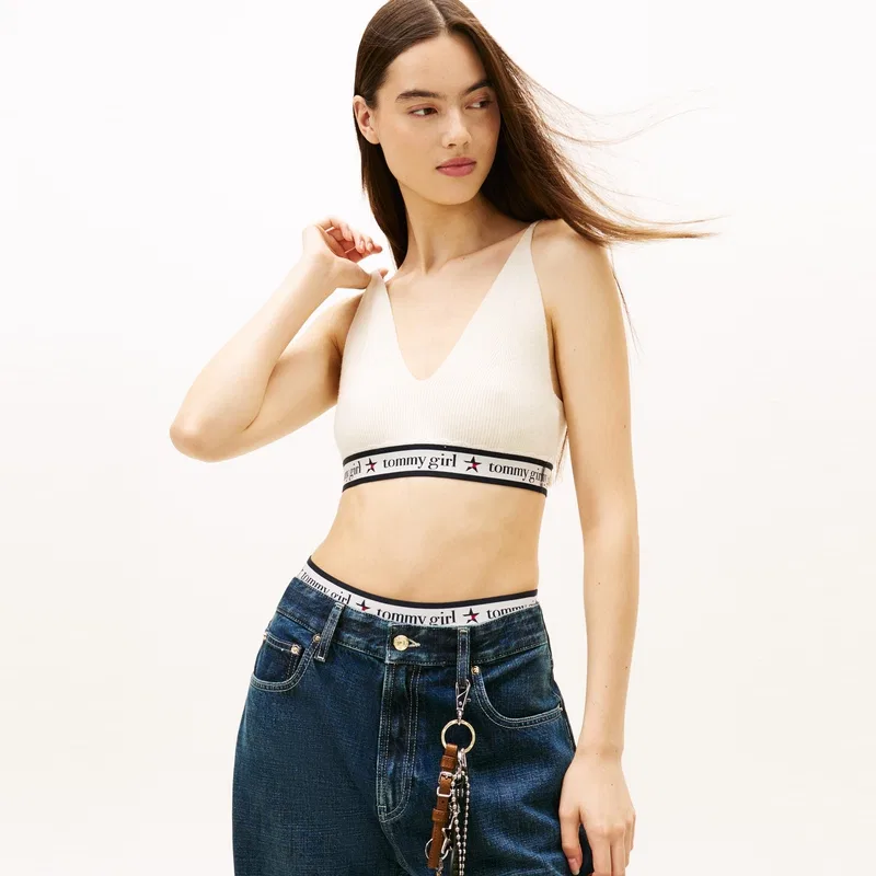 Топ-камисол Tommy Hilfiger для женщин белый — фото 4