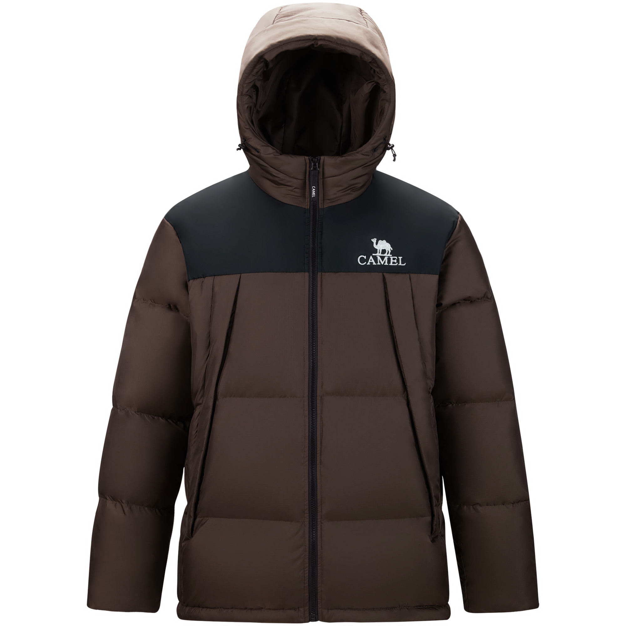 

Пуховик из коллекции Warm Fleece для мужчин CAMEL, brick коричневый/phantom черный