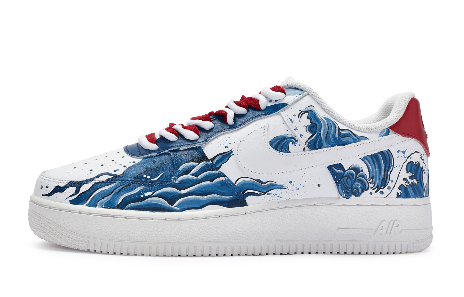 

Кроссовки Nike Air Force 1 Skateboard Shoes Women's Low-Top Red