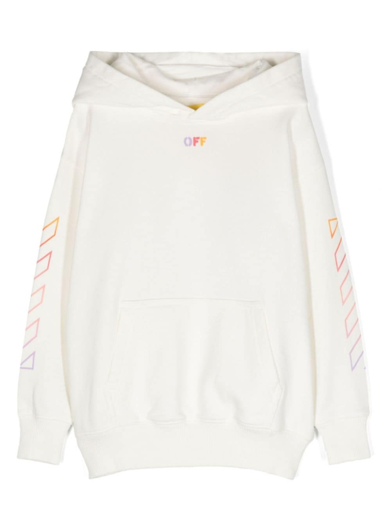 

Off-White Kids худи с полосками Diag, белый