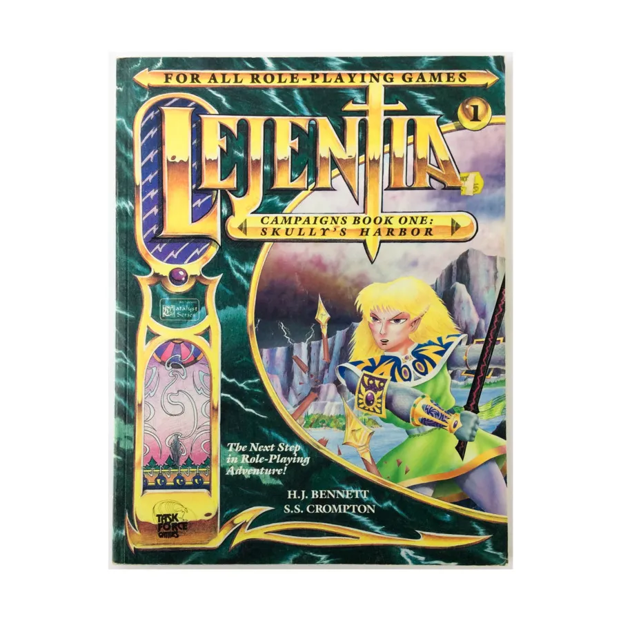 

Lejentia #1, Lejentia (Task Force Games/Flying Buffalo), мягкая обложка