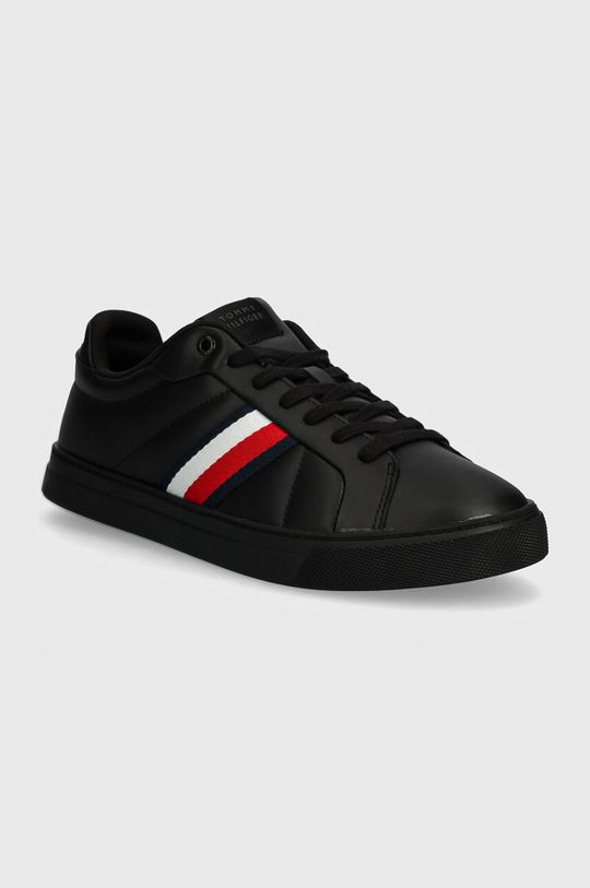 

Кроссовки ICON COURT LTH STRIPES Tommy Hilfiger, черный