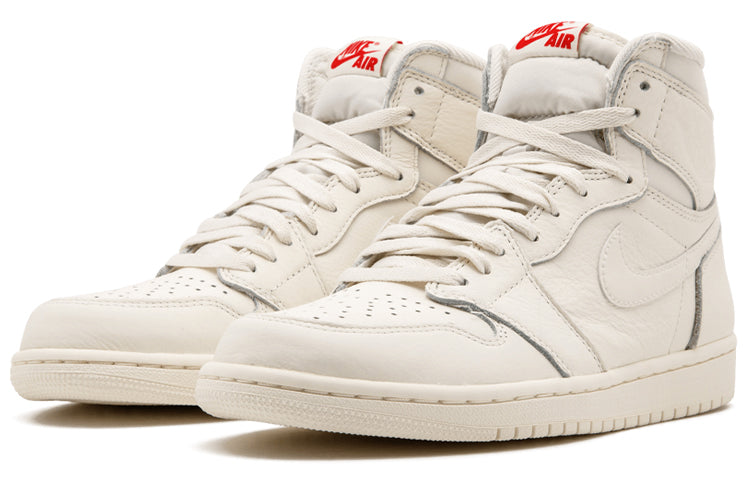 Кроссовки Air Jordan 1 Retro High OG 'Sail', белый — фото 3