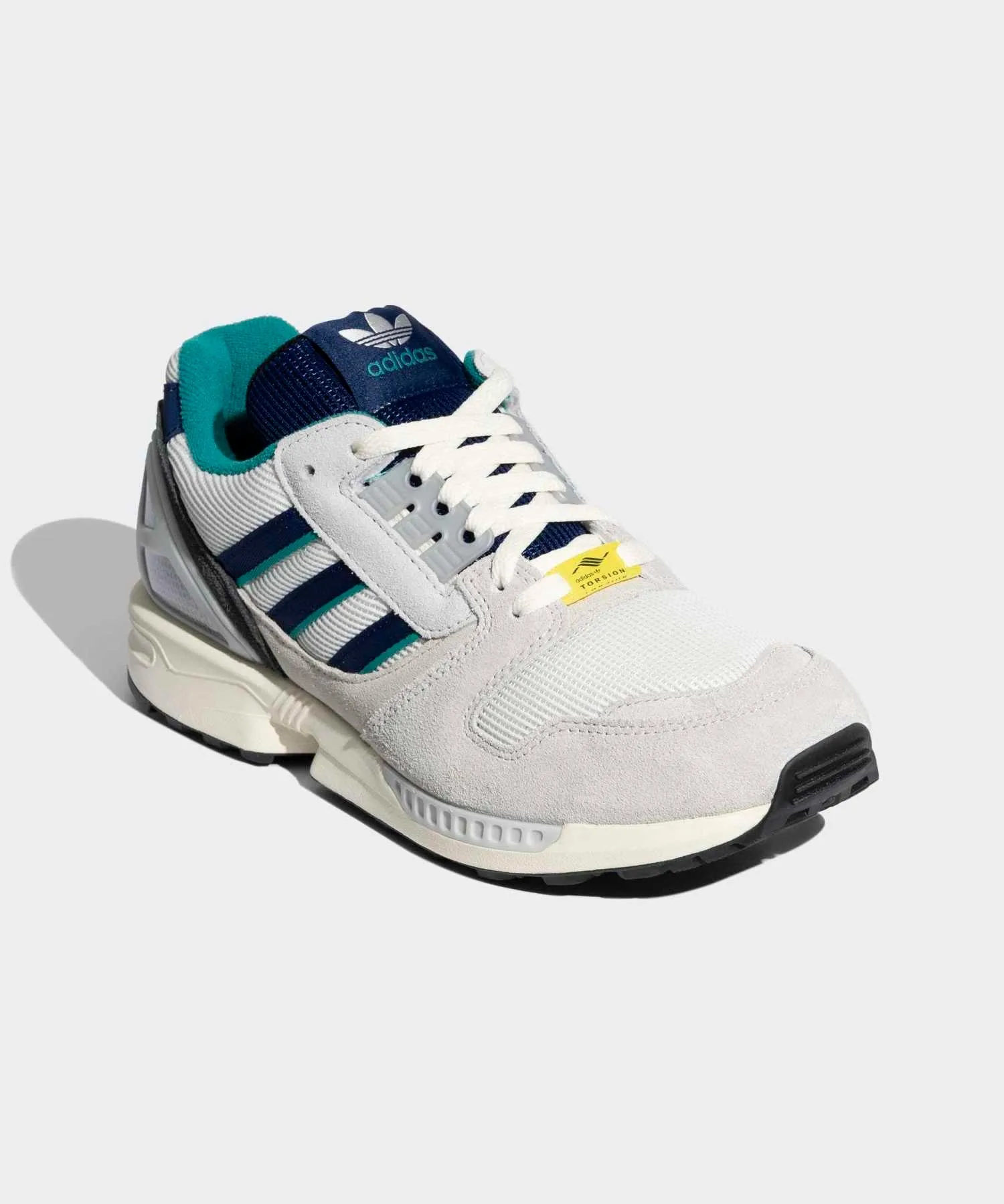 Кроссовки ZX 8000 adidas Originals с камуфляжным подкладом серые — фото 4