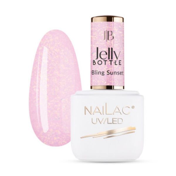 

Гель во флаконе bling sunset, 7 мл Nailac Jelly bottle, цвет bling sunset