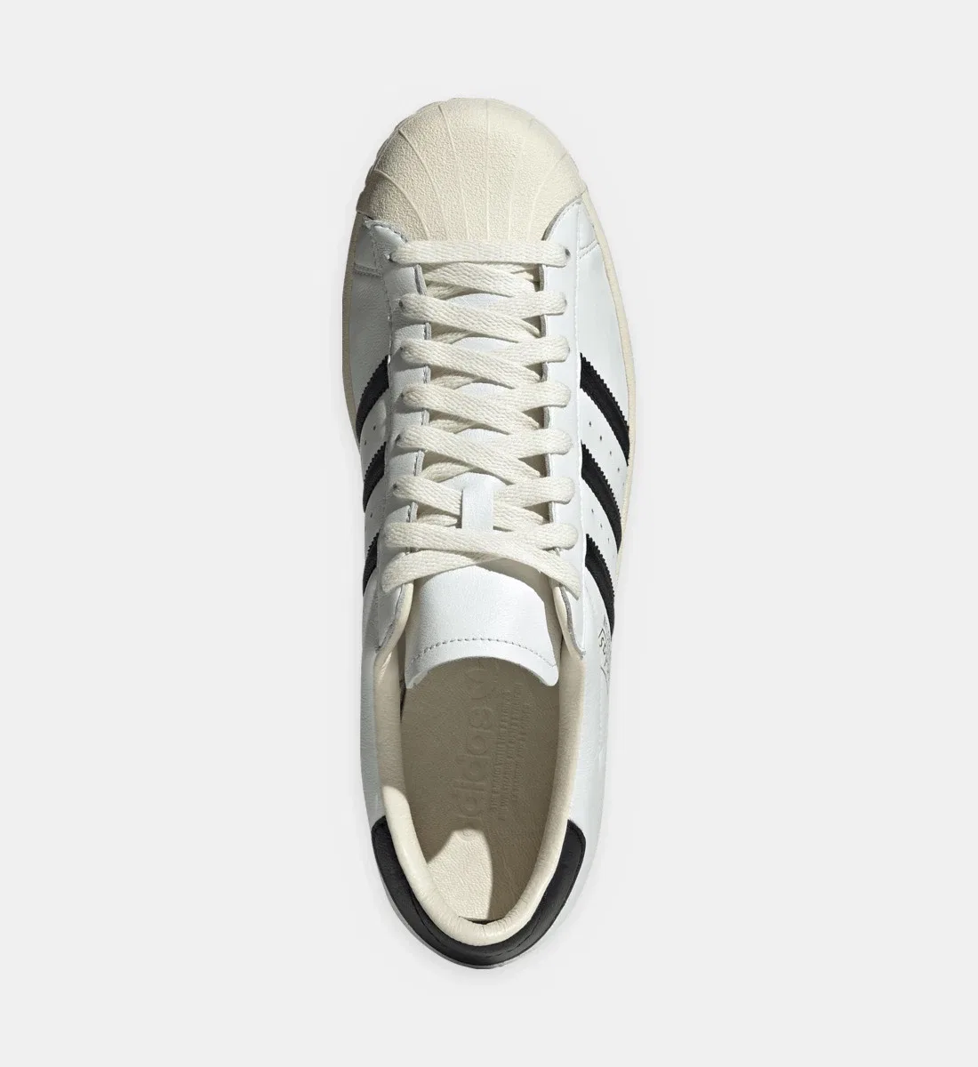 Кроссовки низкие Superstar Vintage кожа adidas Originals, белый — фото 4