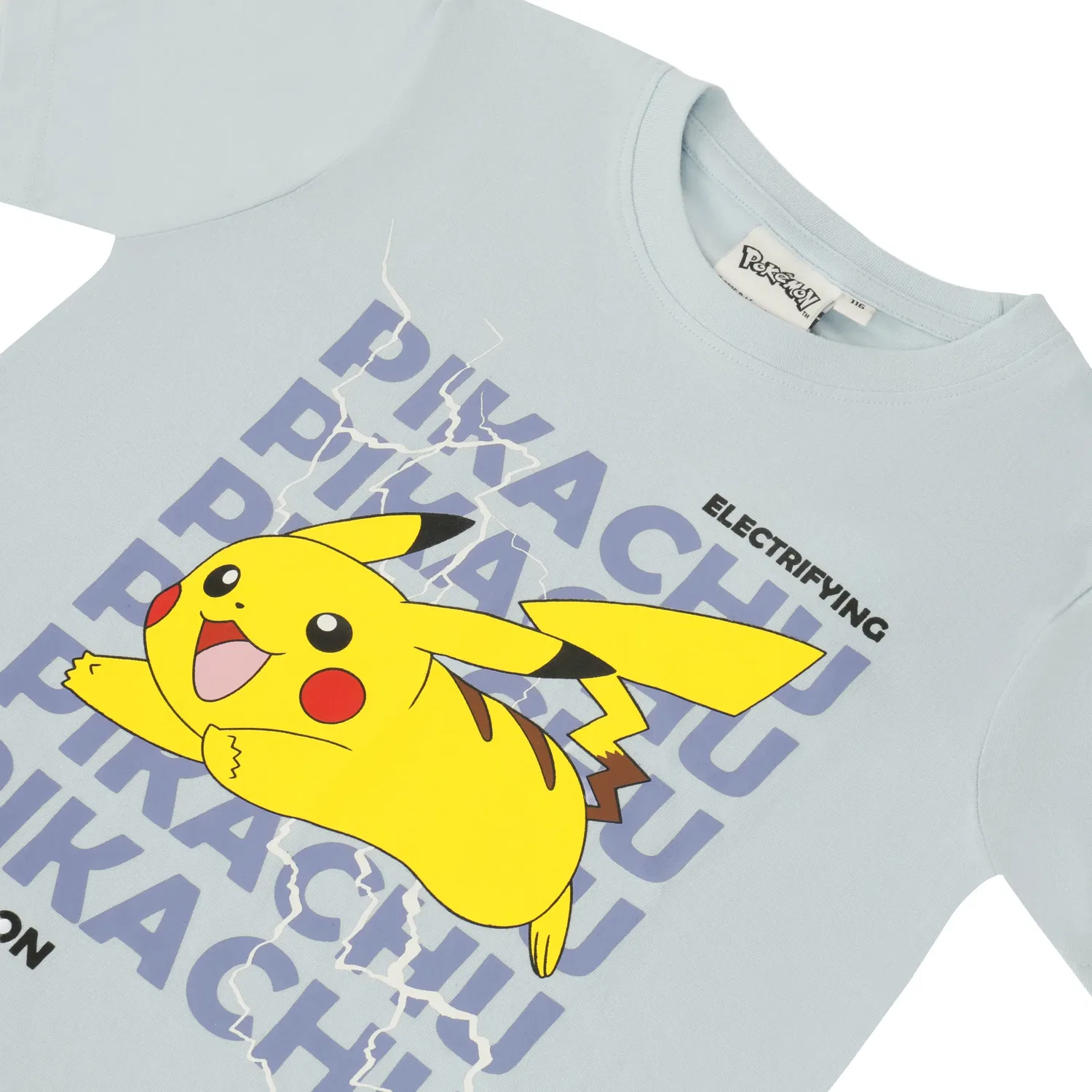 Футболка с Пикачу, Pokémon, серый — фото 2